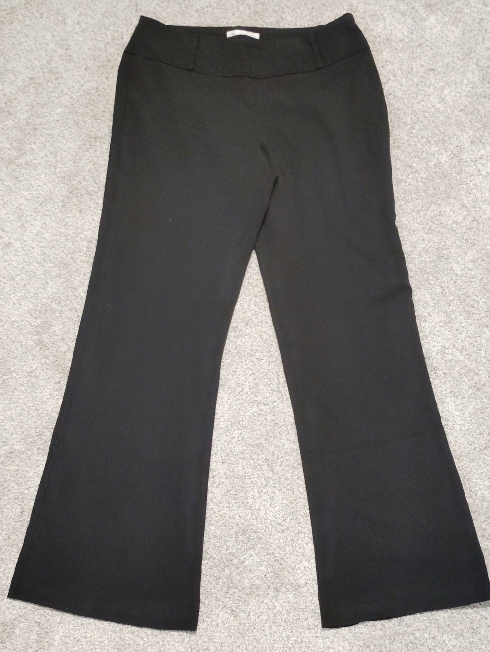 White House Black Market Black Boot-Cut Ponte Pants